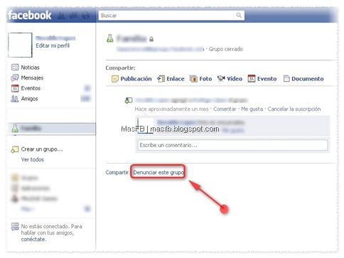 Reportar un Grupo de Facebook - MasFB Ayuda Facebook